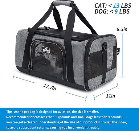 The Truelove Multifunctional 3-in-1 Travel Pet Carrier