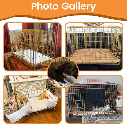 Puppy Safe Brand Training Dog Crate 30 Inch, Portable Folding Metal Wire Dog Kennel