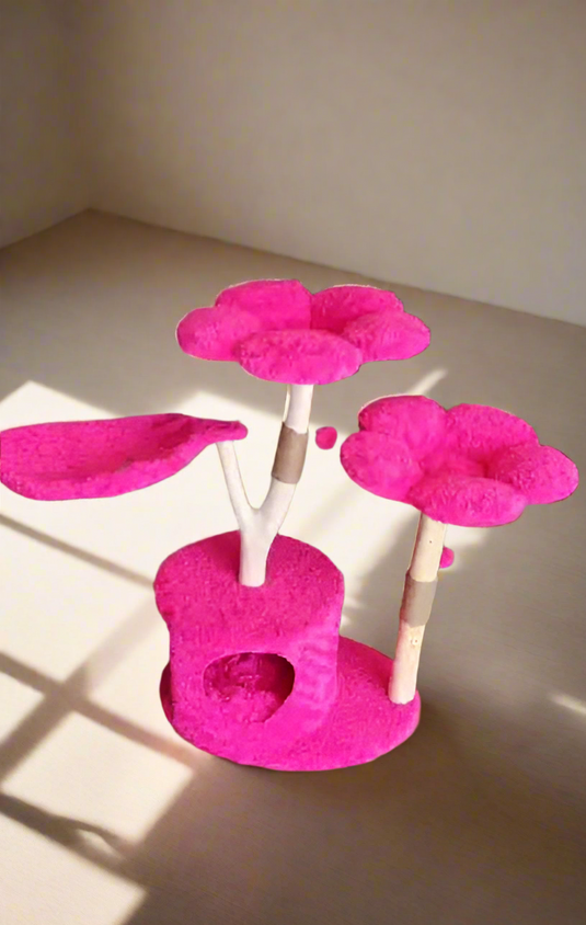 Maine Coon Flower Garden Cat Tree