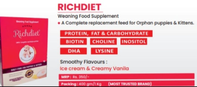 Rich Diet Puppy Weaning Formula