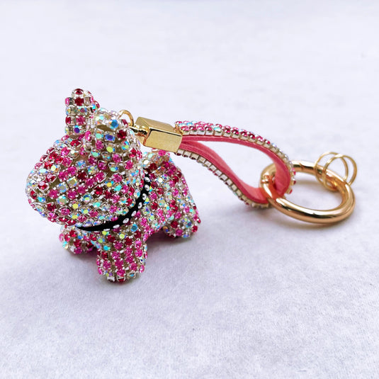 Bling French Bulldog Key Chains