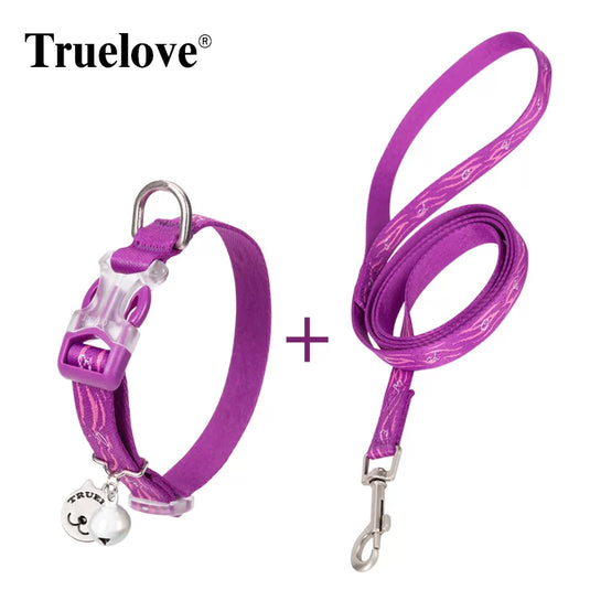 Truelove Durable, Lightweight & Stylish Cat Collar and Leash Set