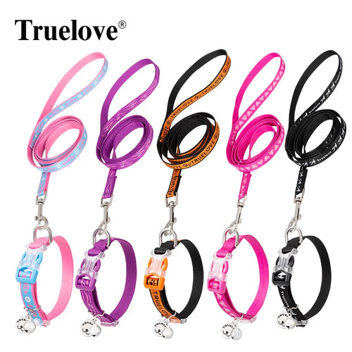 Truelove Durable, Lightweight & Stylish Cat Collar and Leash Set