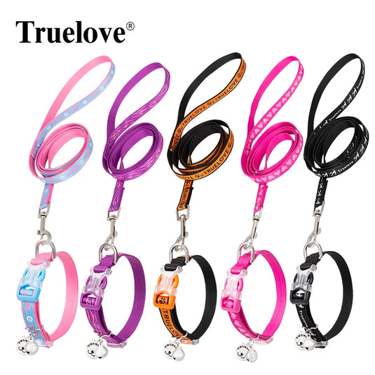 Truelove Durable, Lightweight & Stylish Cat Collar and Leash Set