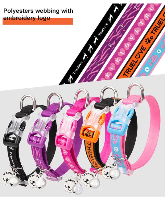 Truelove Durable, Lightweight & Stylish Cat Collar and Leash Set