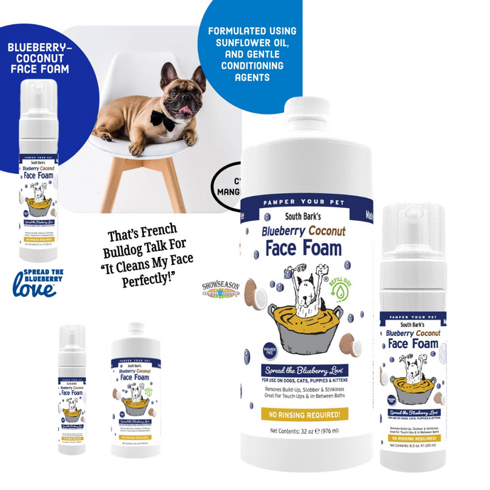 🫐🥥 South Bark’s Blueberry Coconut Face Foam